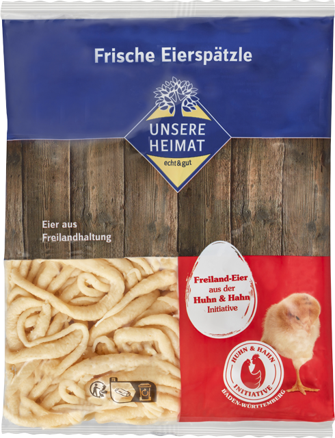 Unsere Heimat – echt & gut frische Eierspätzle 