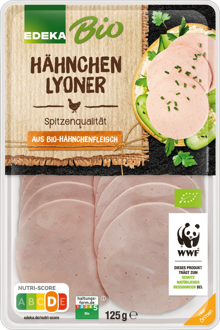 EDEKA Bio WWF Hähnchen Lyoner
