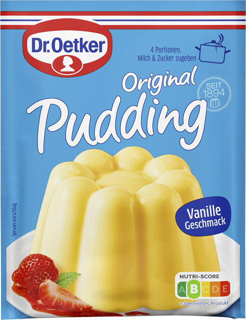Dr. Oetker Original Pudding oder Paradies Creme