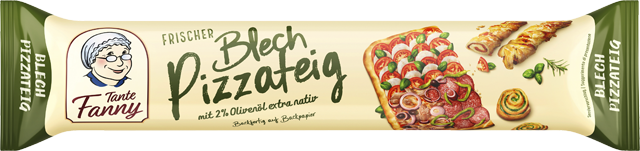 Tante Fanny frischer Blech-Pizzateig