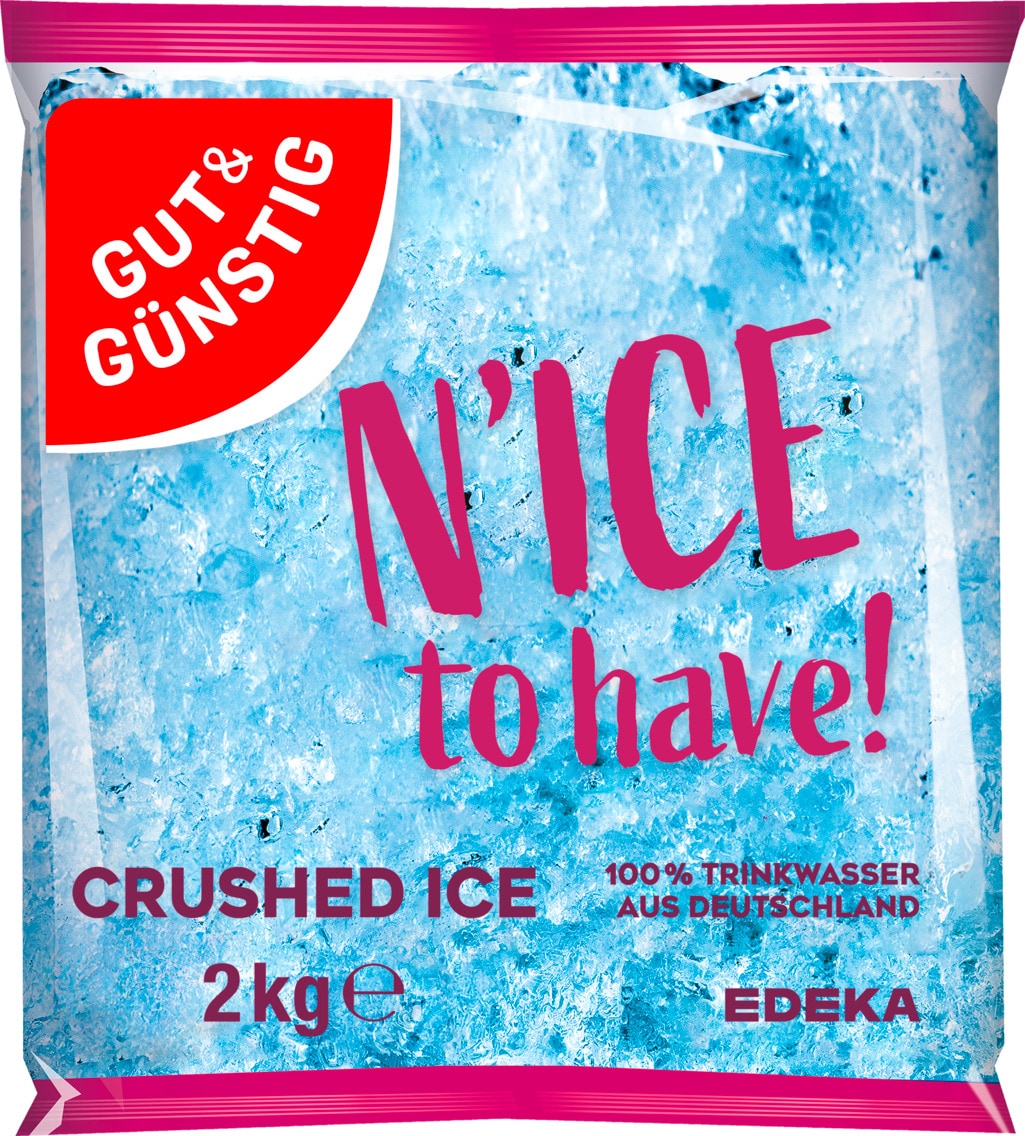 Gut & Günstig Crushed Ice oder Eiswürfel