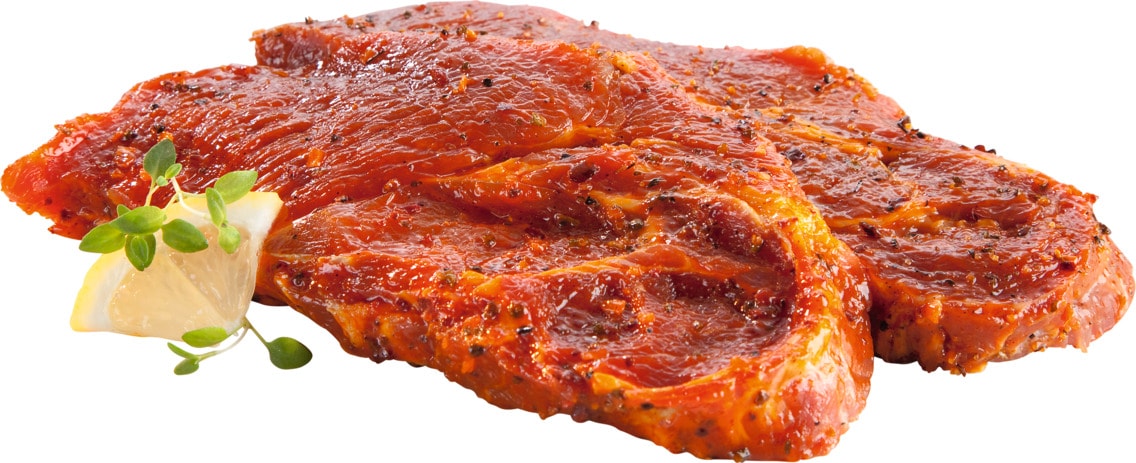 Schweinekammsteaks