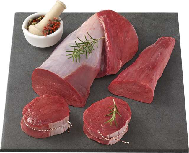 Donnerstag bis Samstag: ¹Zart gereiftes Rindfleisch – Rinderfilets/ Lenden
