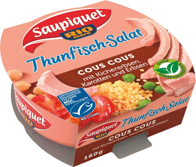 Saupiquet Thunfisch-Filets naturale oder in Öl, Abtropfgewicht 104-185g, -Salat oder für Pasta