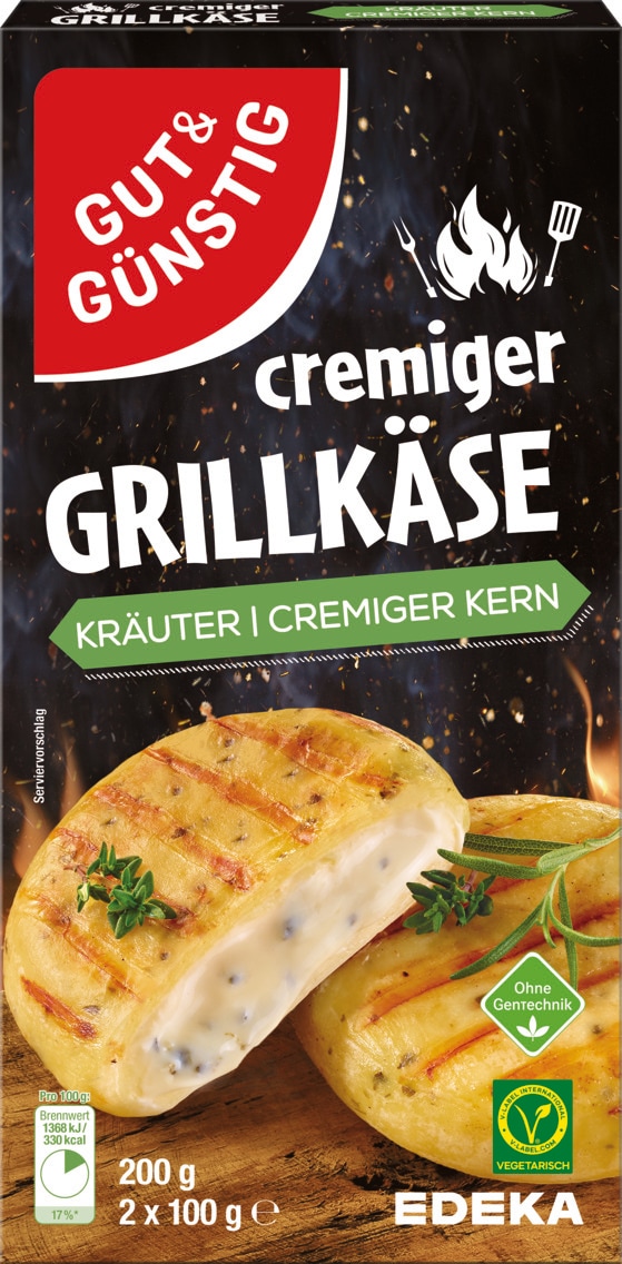 Gut & Günstig cremiger Grillkäse