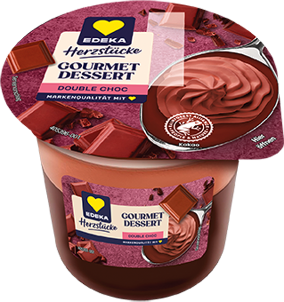 EDEKA Herzstücke Gourmet-Dessert Double Choc