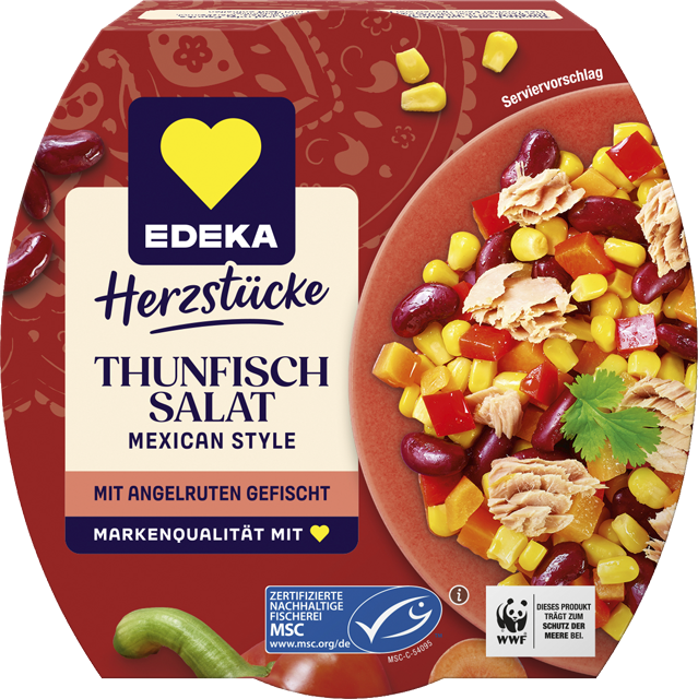EDEKA Herzstücke Thunfischsalat Mexican Style