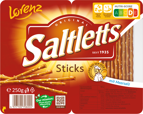Lorenz Saltletts oder Erdnußlocken