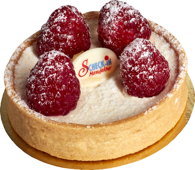 ¹Schmandtörtchen mit Himbeeren 