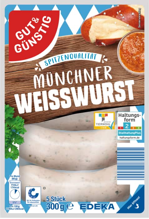 Gut&Günstig Münchner Weisswurst