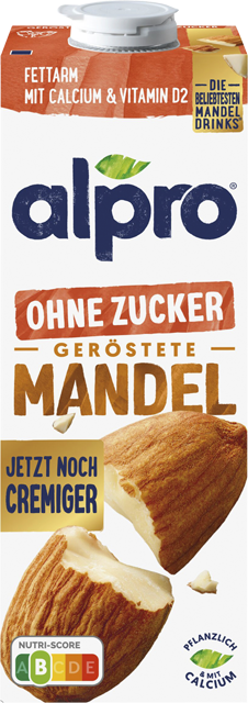 Alpro Barista Kokosnuss-Drink oder Mandeldrink