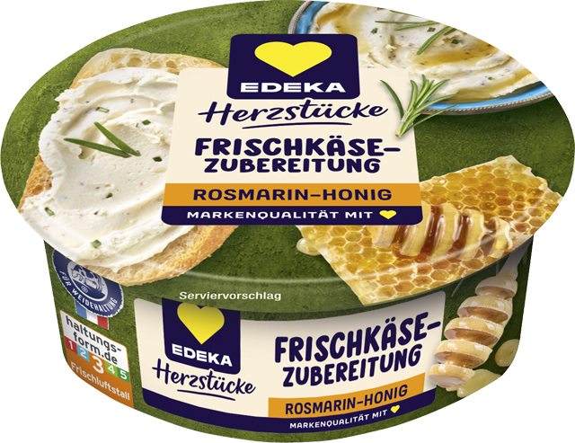 EDEKA Herzstücke Frischkäsezubereitung Rosmarin-Honig