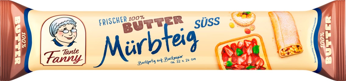 Tante Fanny Frischer Butter Mürbteig