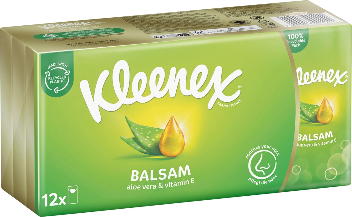 Kleenex balsam Taschentücher