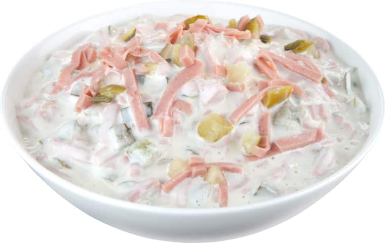 Fleischsalat aus eigener Herstellung
