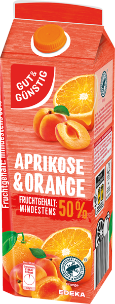 GUT&GÜNSTIG Aprikosen-Orangen-Nektar