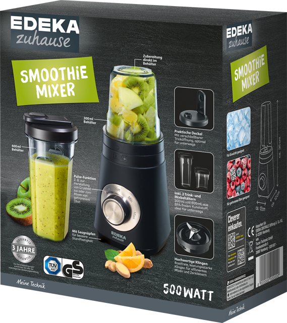 EDEKA zuhause Smoothiemaker „BL1403BI-GS“