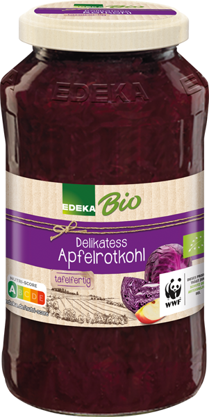 EDEKA Bio-Apfelrotkohl