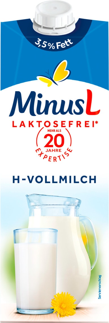 Minus L Laktosefreie H-Milch oder Frische Milch