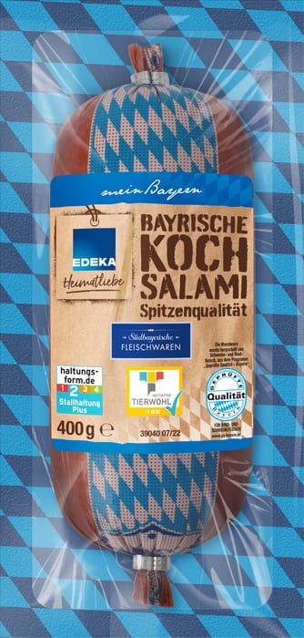 EDEKA Heimatliebe Bayrische Kochsalami *