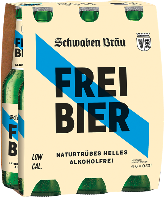 Schwaben Bräu Freibier Alkoholfrei oder Naturradler auch Alkoholfrei 