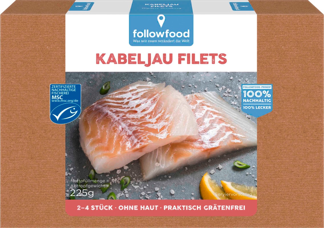 followfood MSC Kabeljau Filets