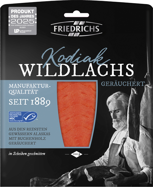Friedrichs Kodiak Wildlachs geräuchert 