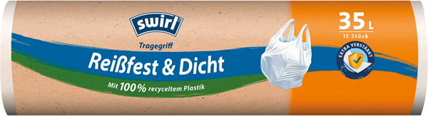 Swirl Müllbeutel mit Tragegriff