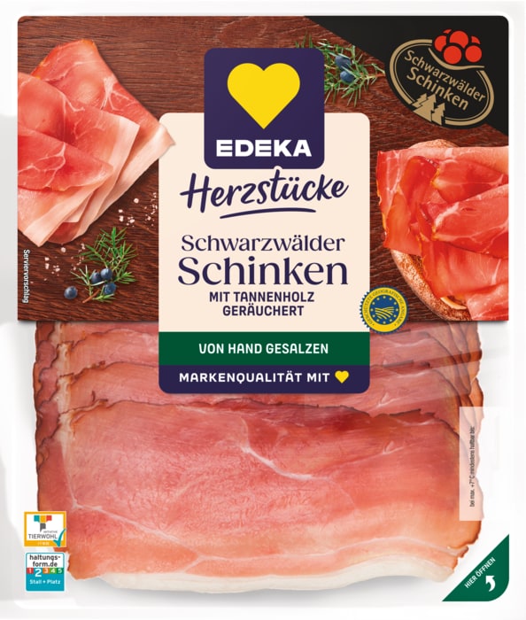 EDEKA Herzstücke Schwarzwälder-Schinken*