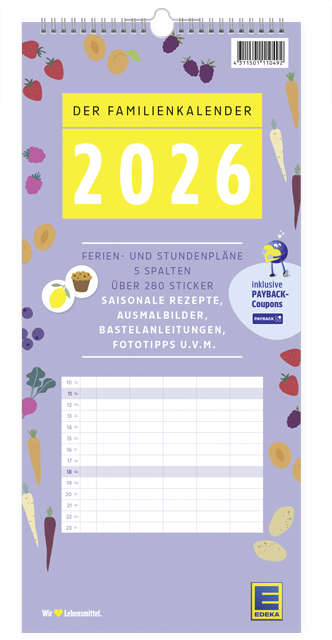 EDEKA Familienplaner 2026