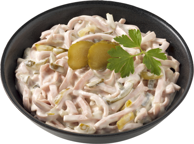 Würziger Fleischsalat