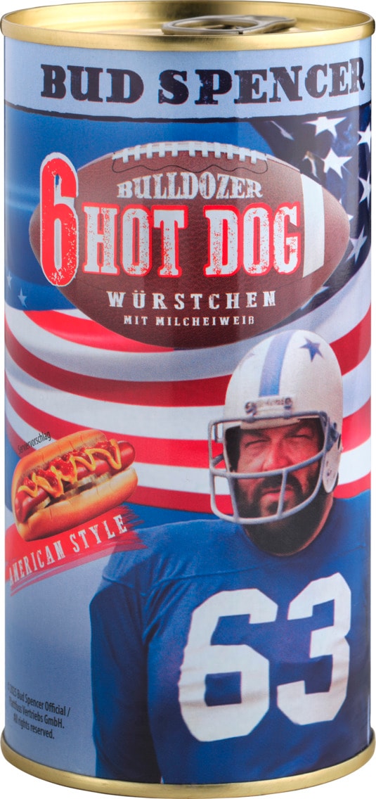 Bulldozer Bud Spencer Hot Dog Würstchen