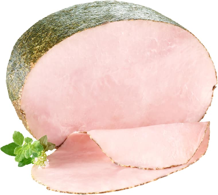 Wildkräuter- oder Senfschinken