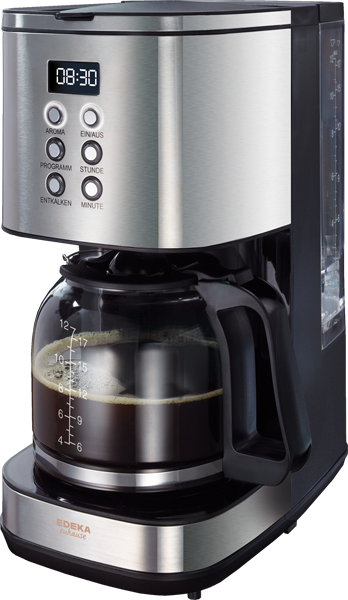 EDEKA zuhause Kaffeemaschine Edelstahl