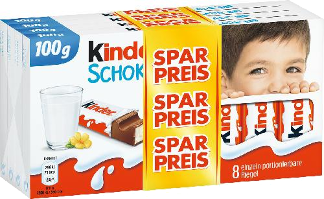 Ferrero kinder Schokolade oder Yogurette