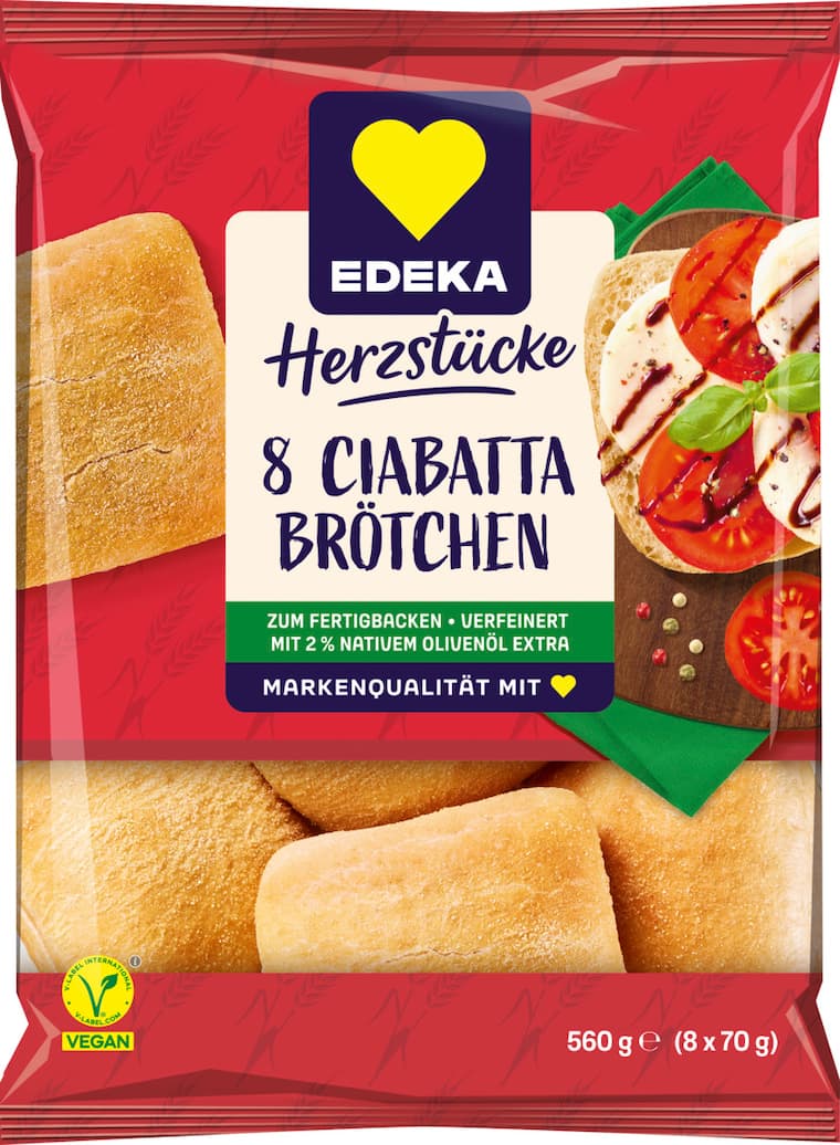 EDEKA Herzstücke Ciabatta Brötchen