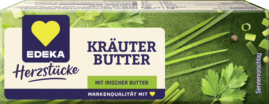 EDEKA Herzstücke Kräuter- oder Knoblauchbutter