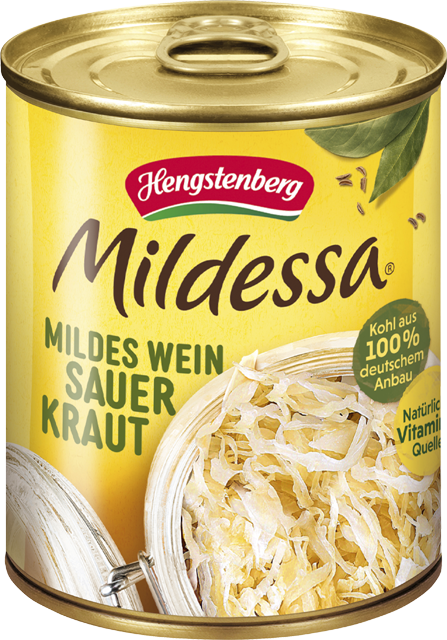 Hengstenberg Mildessa mildes Weinsauerkraut