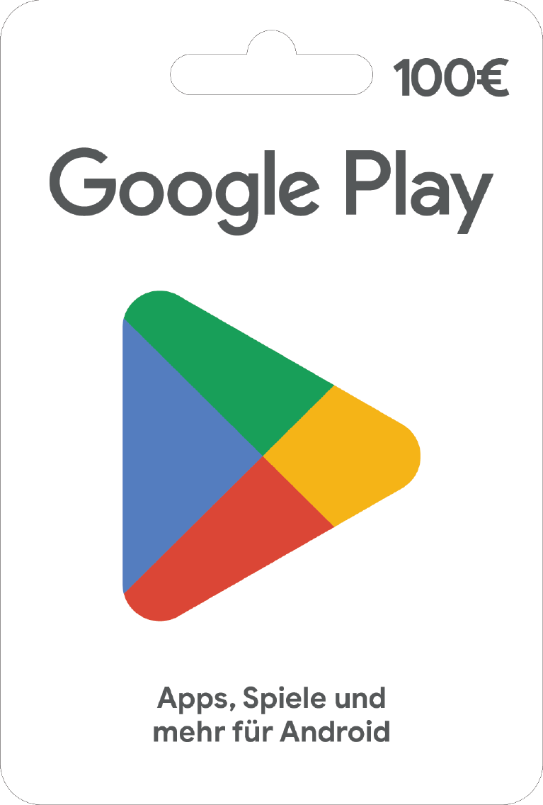 Google Play Geschenkkarte 100 €