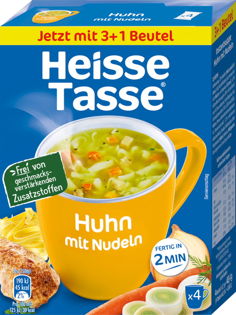 Heisse Tasse Suppensnack