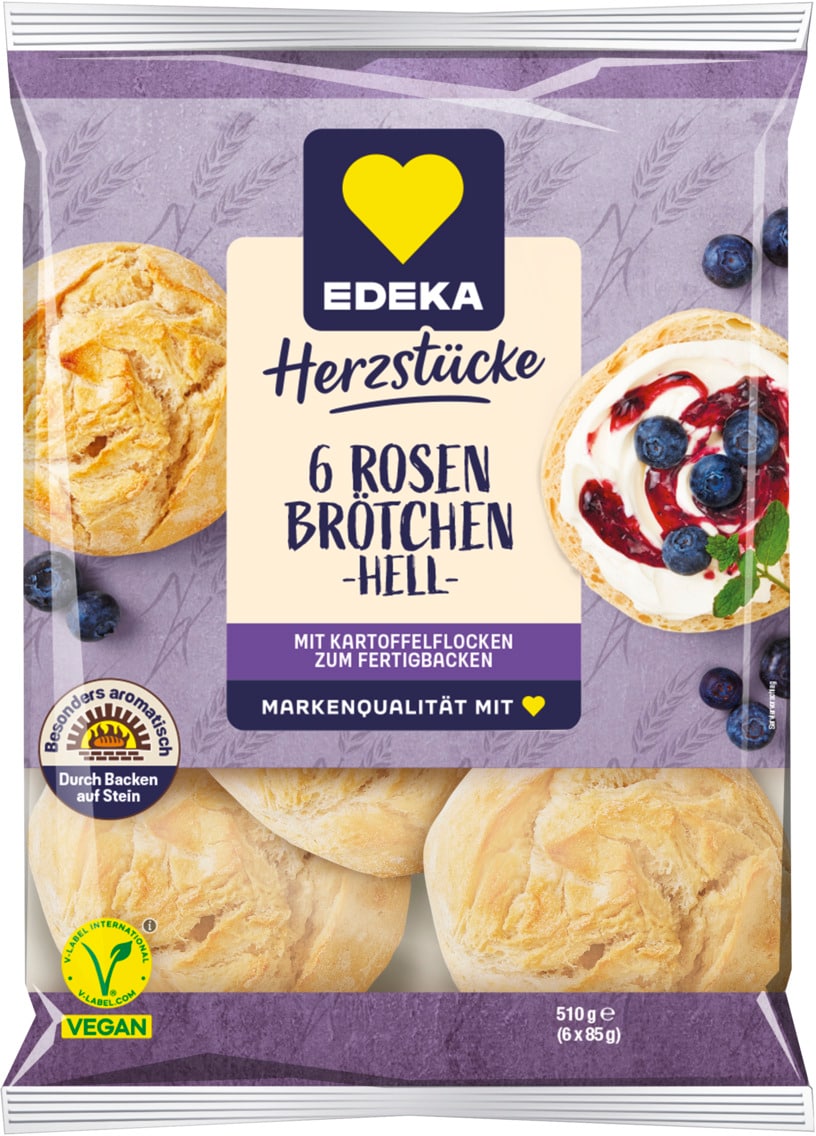 EDEKA Herzstücke Rosenbrötchen