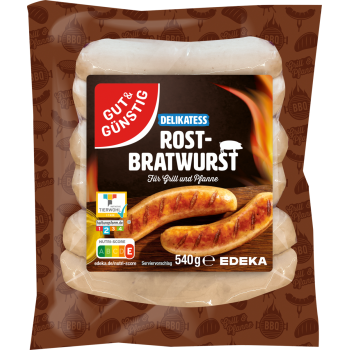 GUT & GÜNSTIG - Delikatess Rostbratwurst