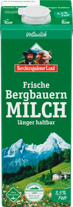 Berchtesgadener Land Frische Bergbauern-Milch