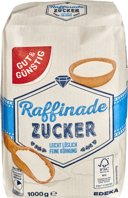 Gut & Günstig Raffinade Zucker 