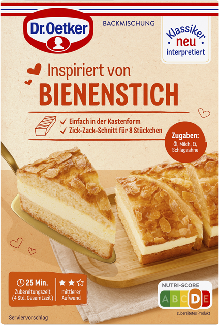 Dr. Oetker Inspiriert von Bienenstich 