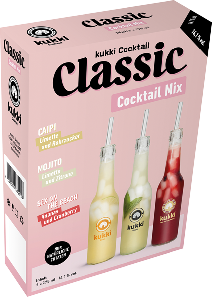 Kukki Classic Cocktails oder Selection Cocktail-Mix