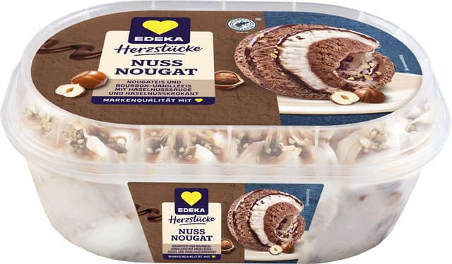 EDEKA Herzstücke Eisgenuss Nuss Nougat 