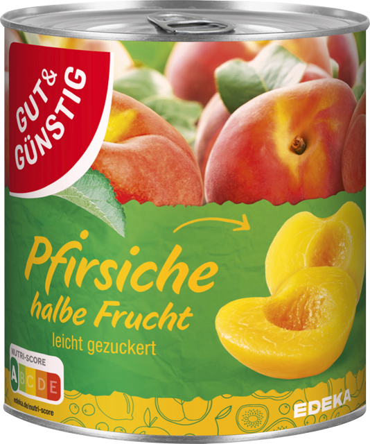 Gut & Günstig Pfirsiche halbe Frucht
