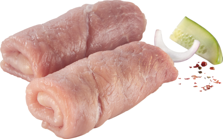 Schweineschnitzel oder -rouladen