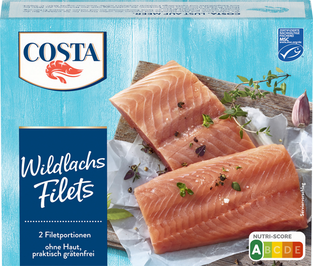 Costa Wildlachsfilets 